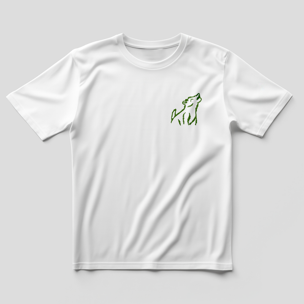 T-shirt Loup Blanc